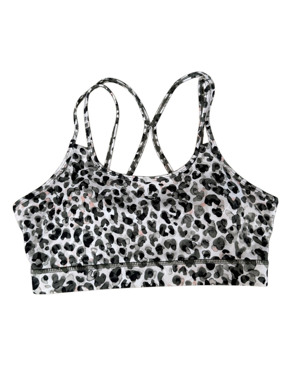 GAIAM Gym Workout Athletic Yoga Stretch Strappy Padded Sports Bra Small